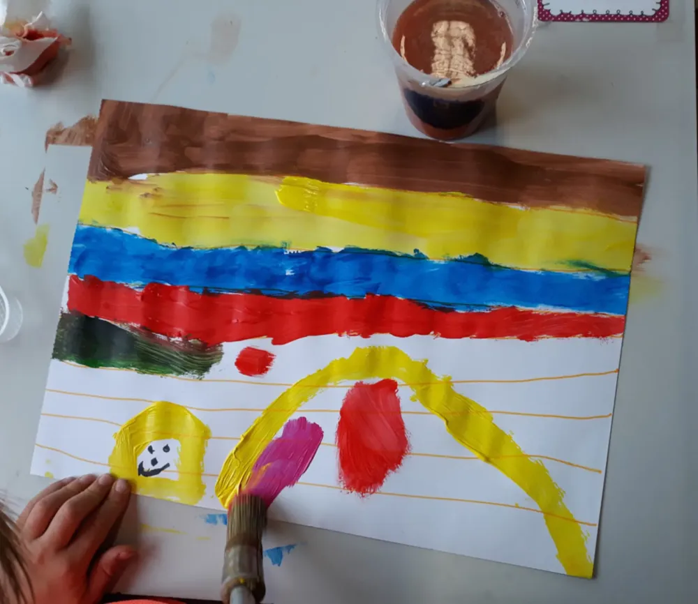 dessin enfant peinture